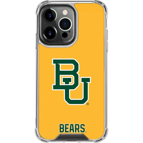 Baylor University BU Yellow iPhone 16 Pro Clear Case